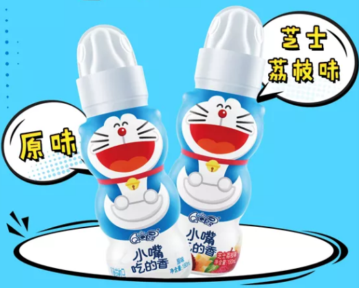 伊利牛奶QQ星“小嘴吃的香”携手哆啦A梦带来十足童趣